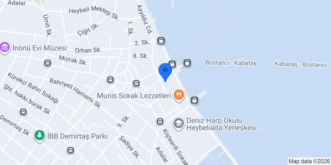 Zehra Heybeliada Restaurant konumu