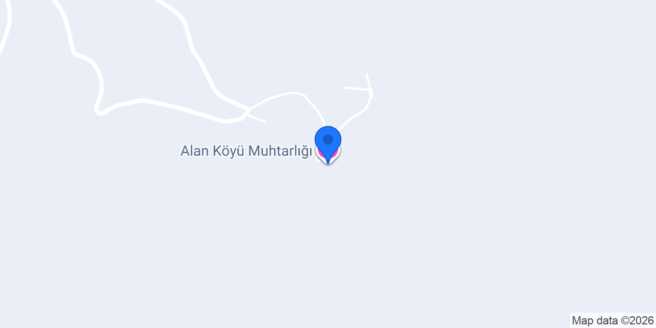 Alan Köyü Muhtarlığı konumu