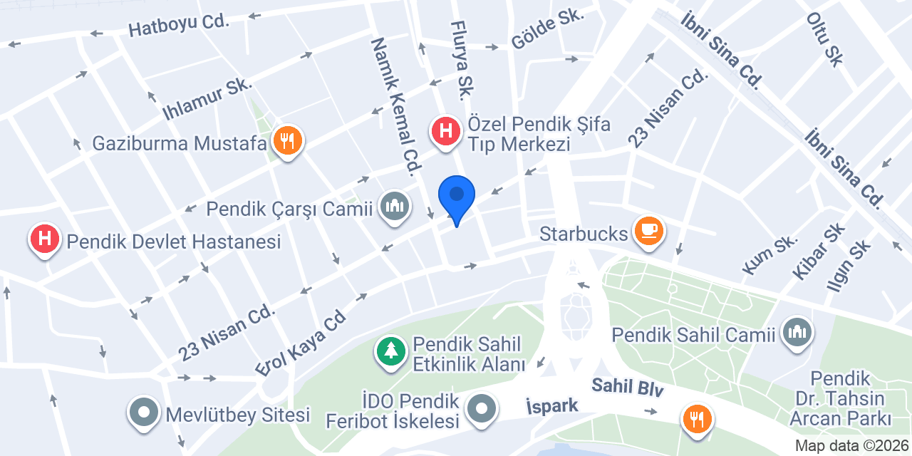 716 PENDİK SUİT OTEL konumu