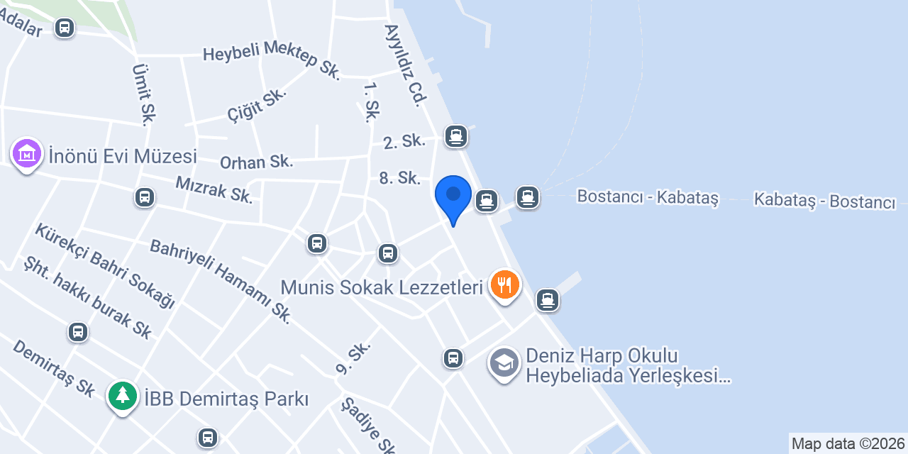 Heybeliada Eczanesi konumu