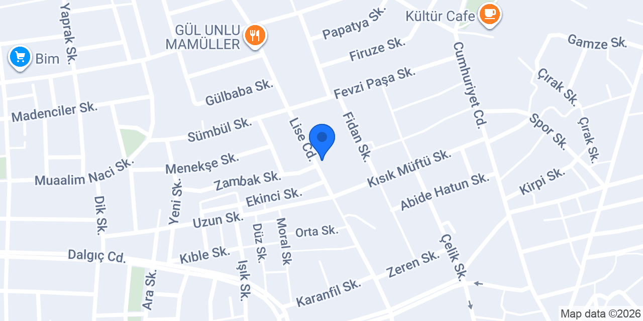 ERGOTERAPİSTİNİZ konumu