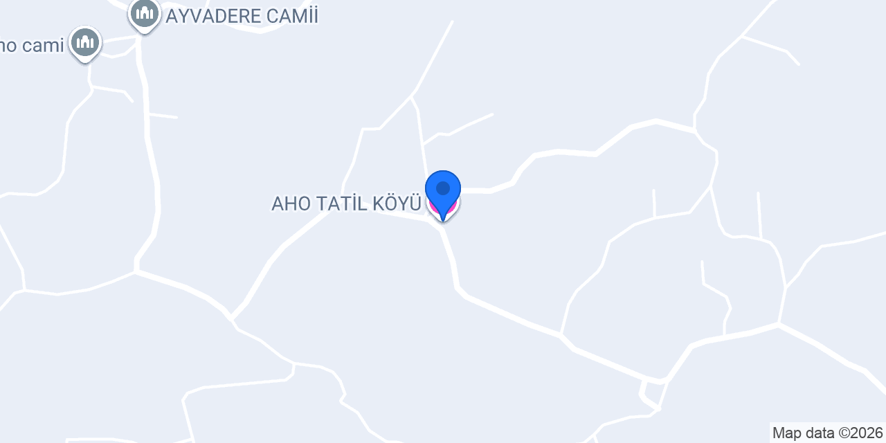 AHO TATİL KÖYÜ konumu