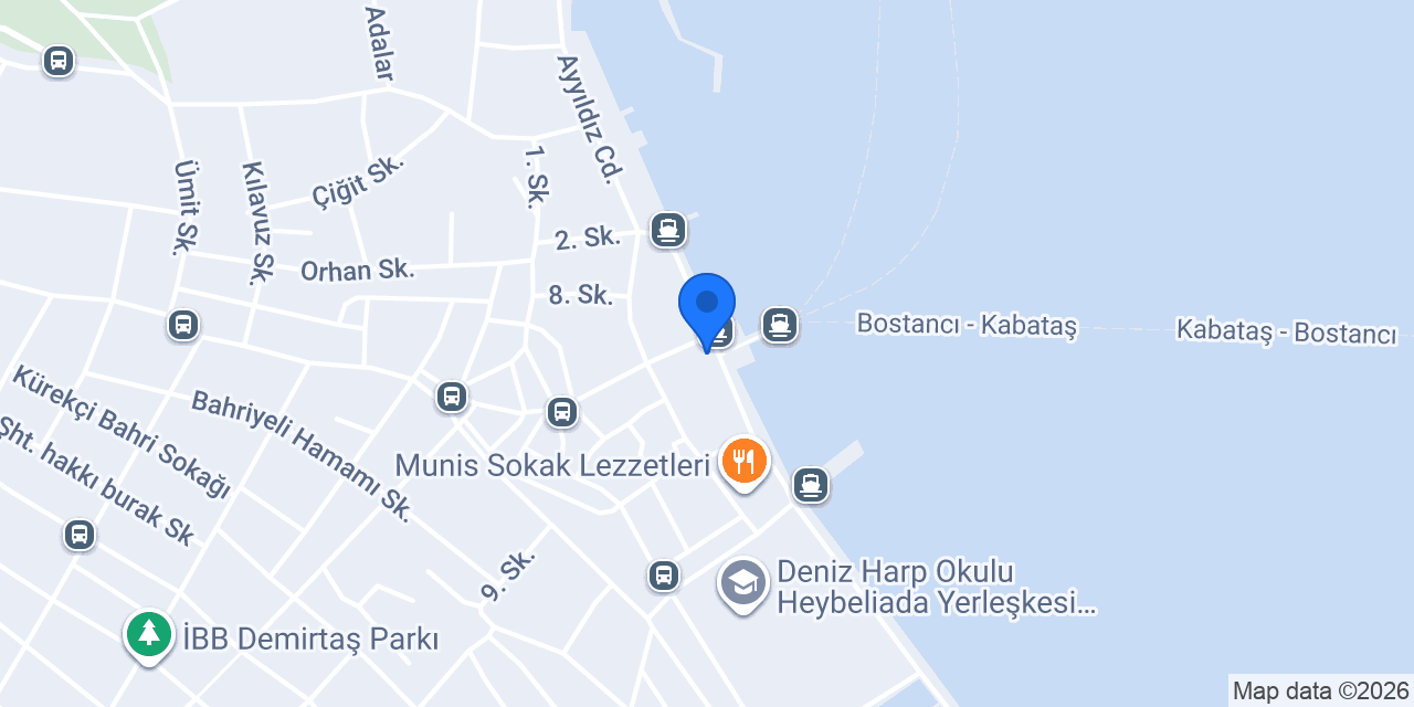 Mavi Restaurant konumu