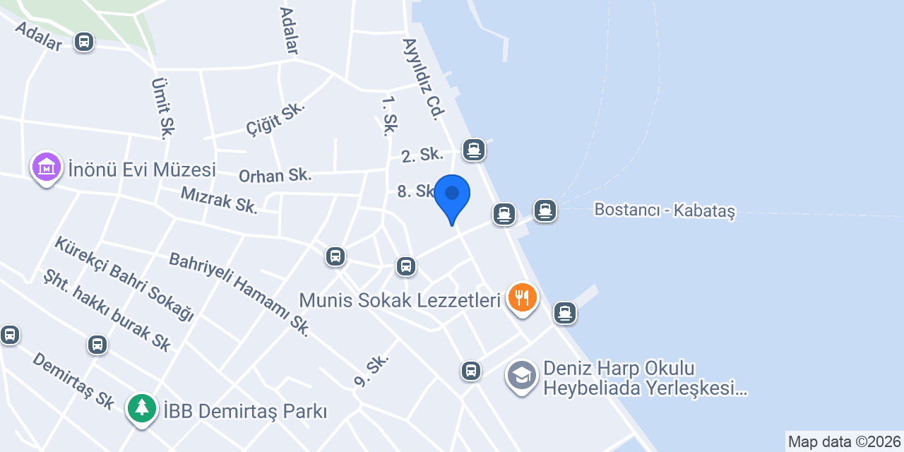 Kayıkhane Restaurant konumu