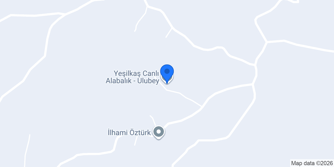 Yeşilkaş Canlı Alabalık - Ulubey konumu
