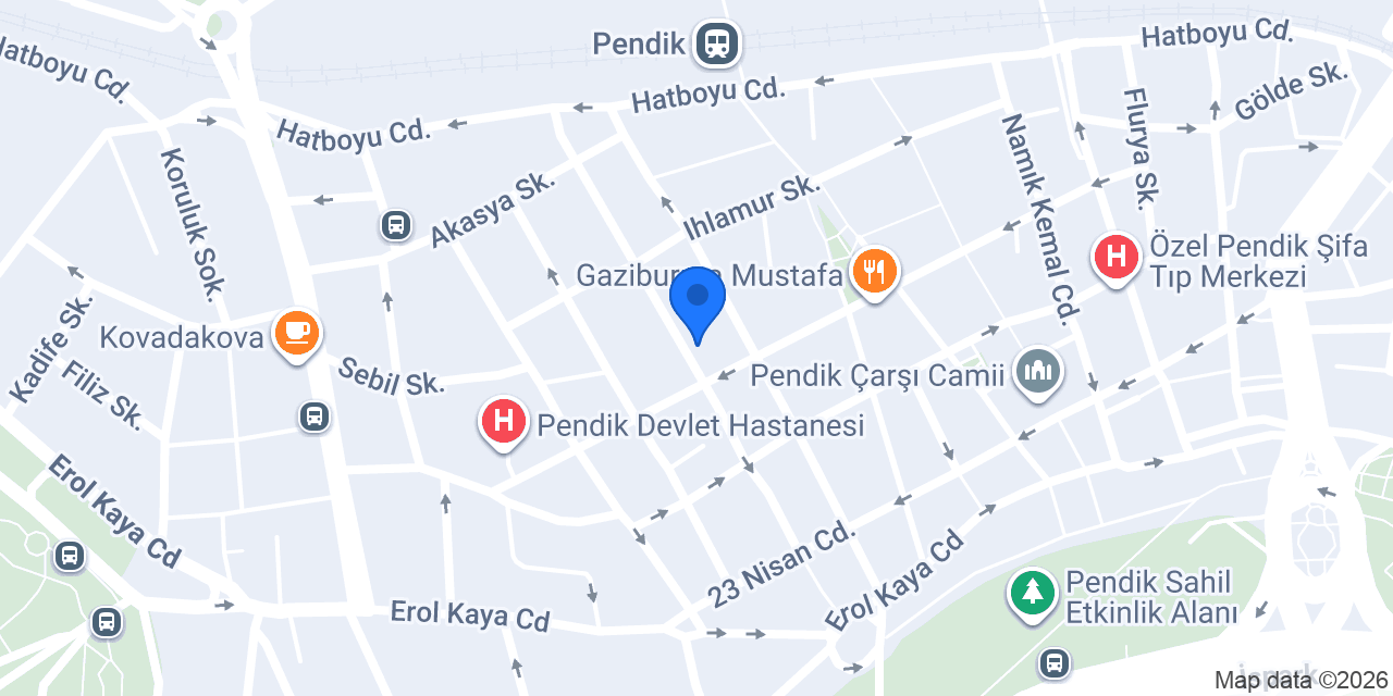 Kıyı pastanesi Pendik konumu