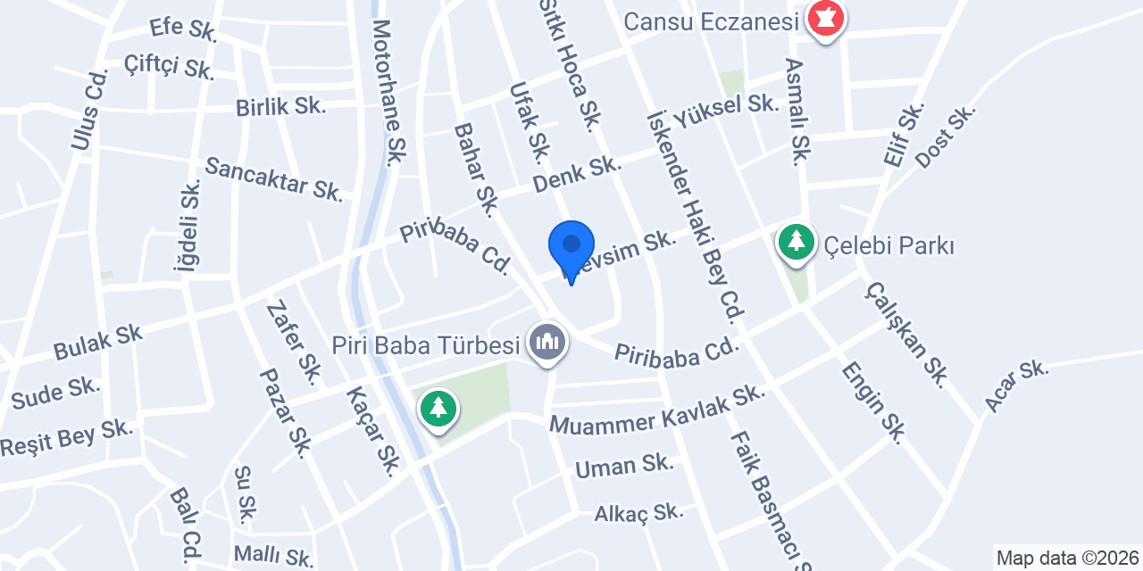Abidehatun Ortaokulu konumu