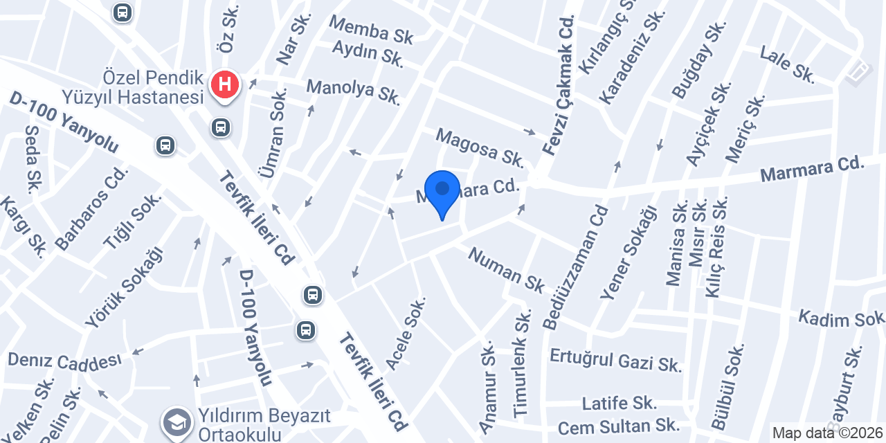 Gurme Mutfak Pendik konumu