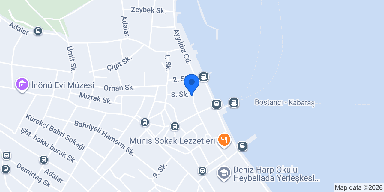 Heybeliada Köftecisi konumu