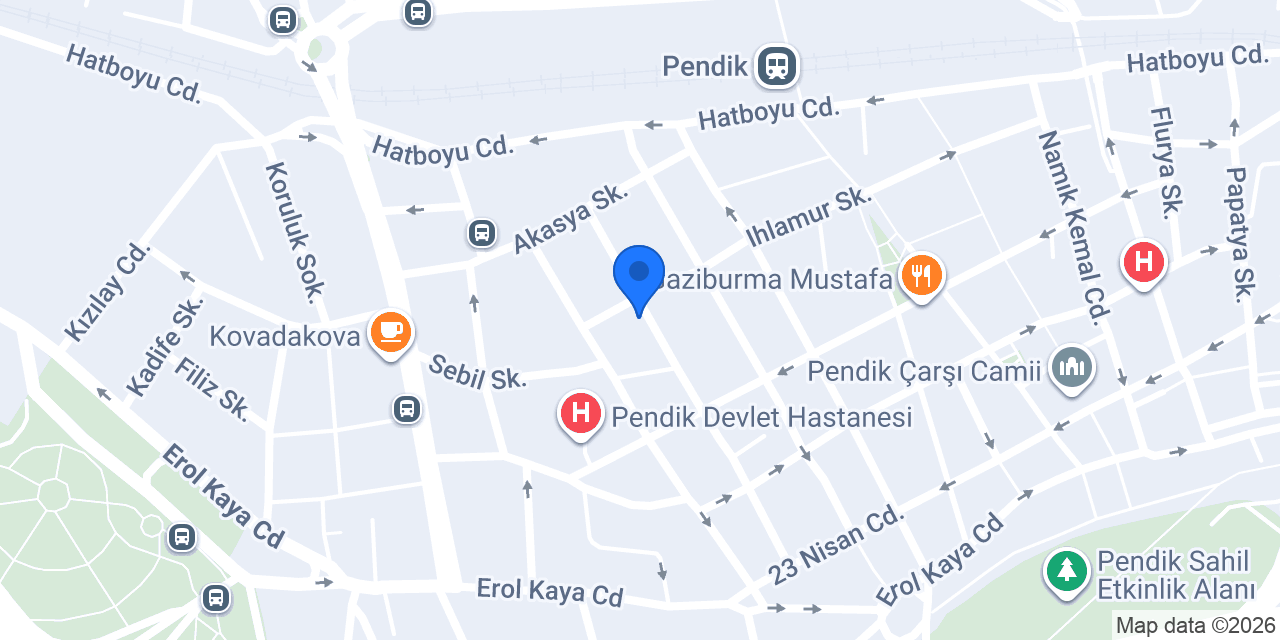 By Karam Otel Pendik konumu
