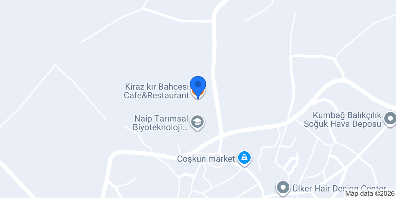 Kiraz kır Bahçesi Cafe&Restaurant konumu