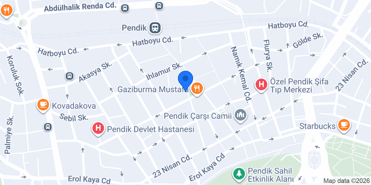 KRAL BURGER PENDİK konumu
