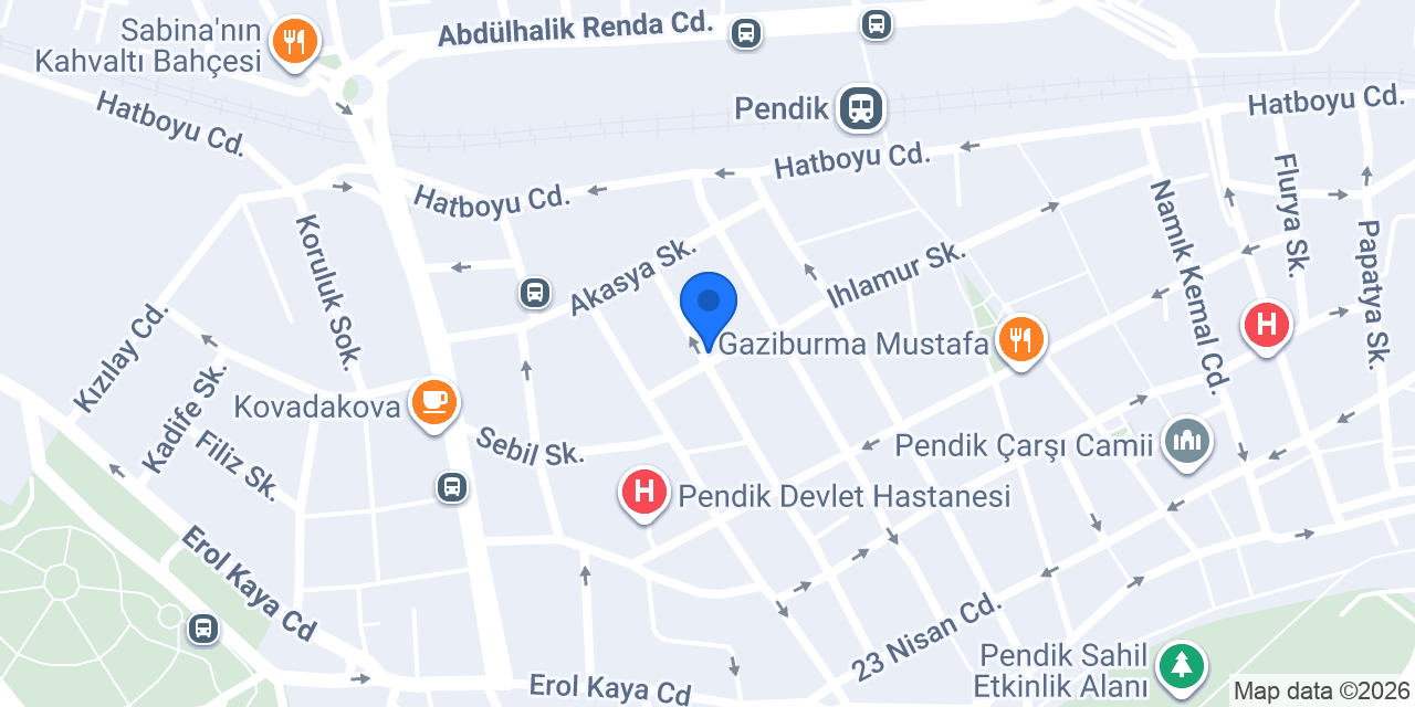 Halkbank Pendik Şubesi konumu