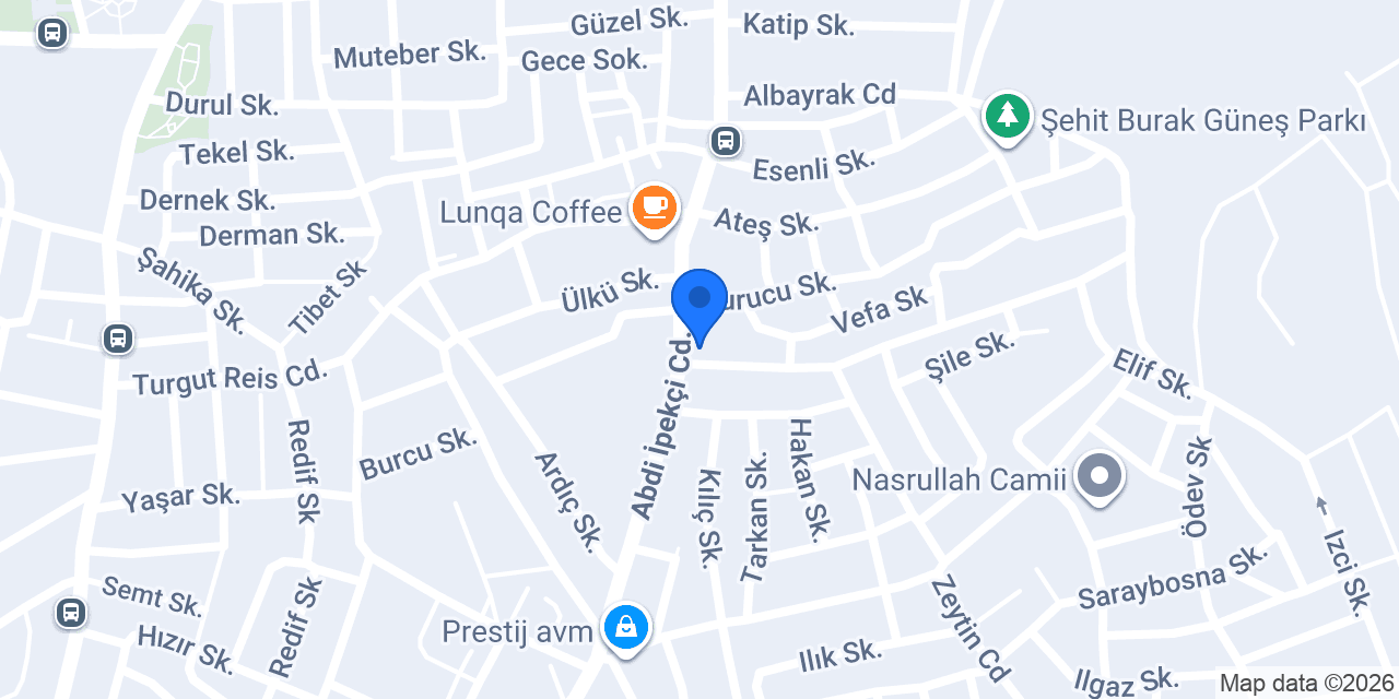Meşhur Sarıyer börekcisi konumu