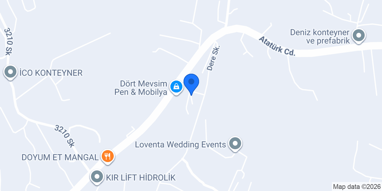 ERGEM PALET konumu