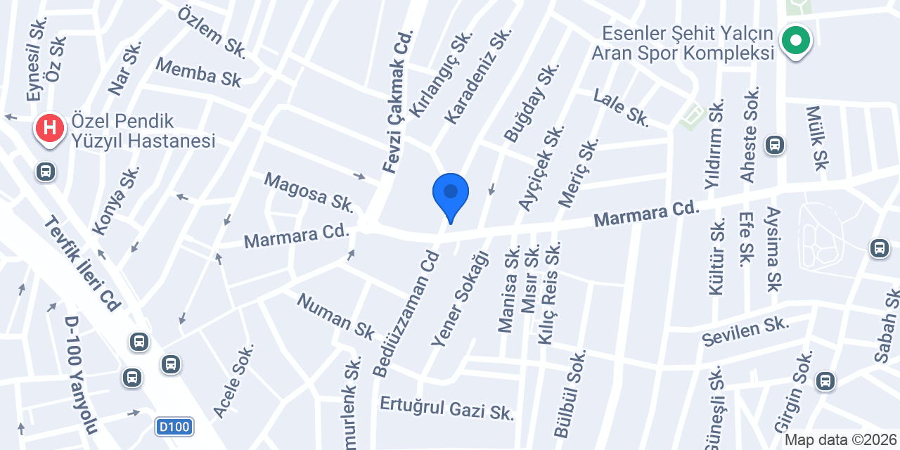 Ev Center Kaynarca Şubesi konumu