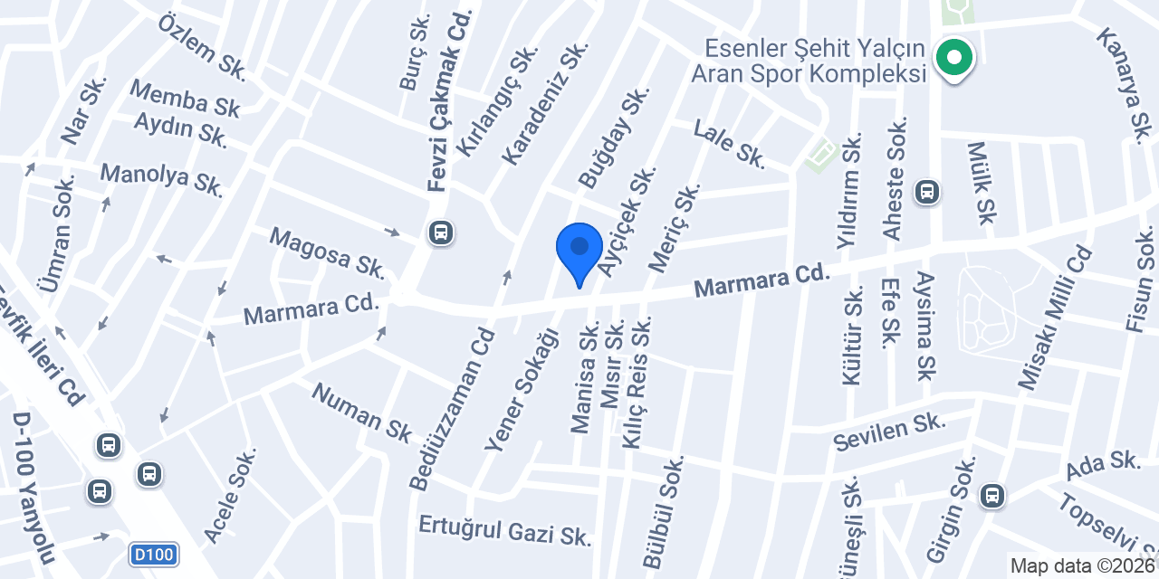 Maraş Dondurma konumu