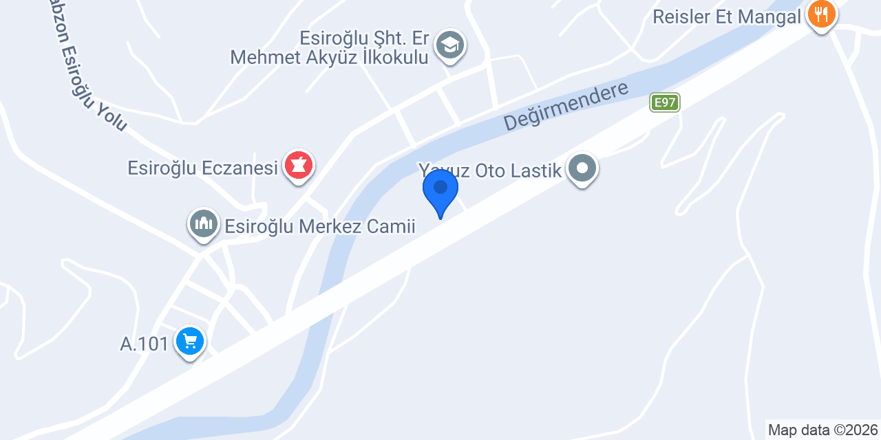 Trabzon Yapı Market konumu