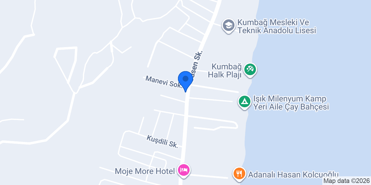 Yaka Otel konumu