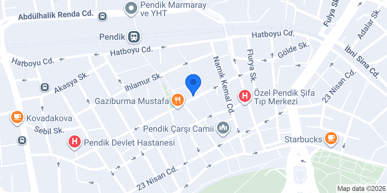 Erva Sarrafiye Pendik konumu