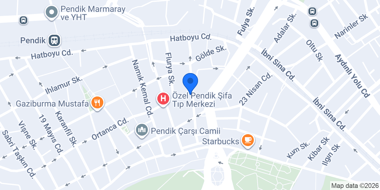 cadde optik pendik konumu