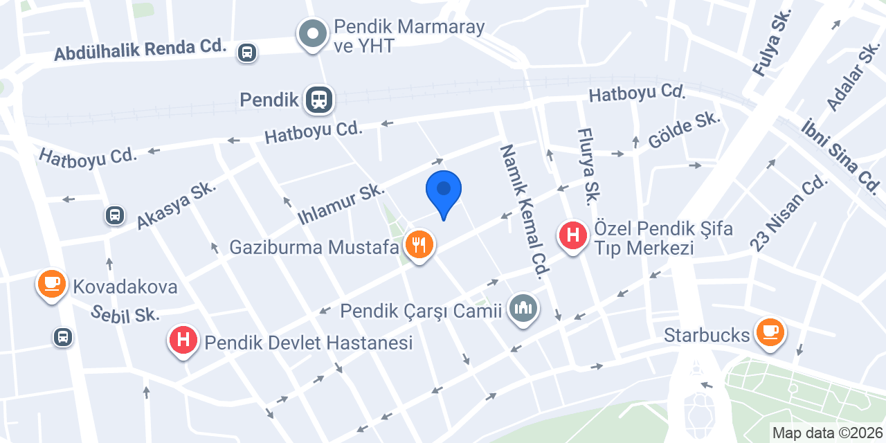 Pendik Kuyumculuk konumu