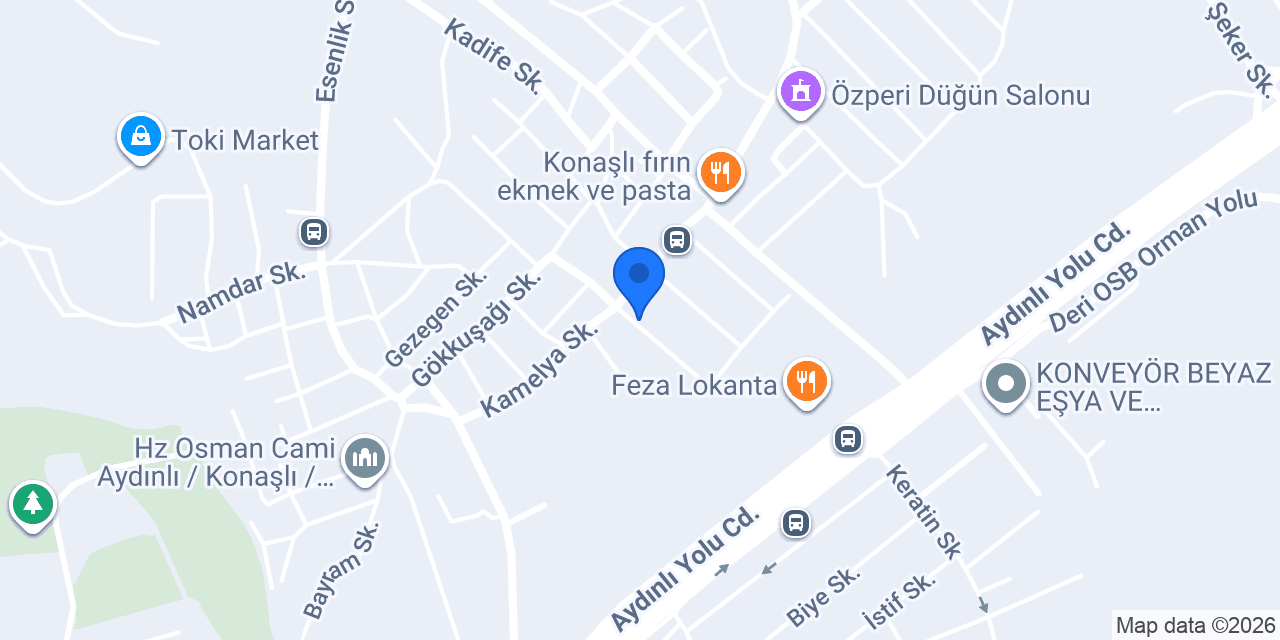 Taşeren Eylül su konumu