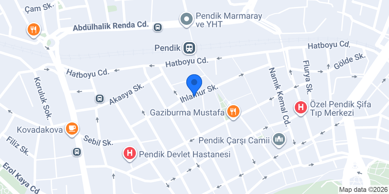 PENDİK SÜRÜCÜ KURSU konumu