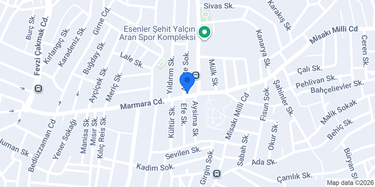 Maraş Dondurma konumu