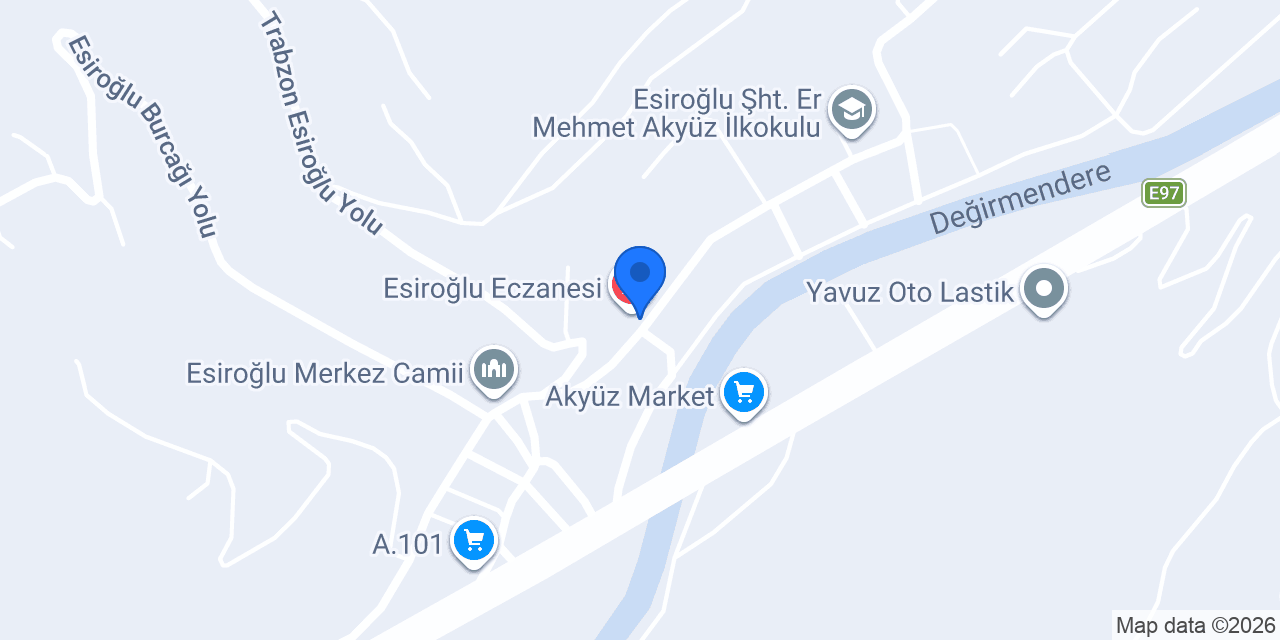 Esiroğlu Eczanesi konumu