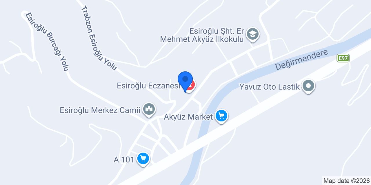 Esiroğlu Aile Sağlık Mer. konumu