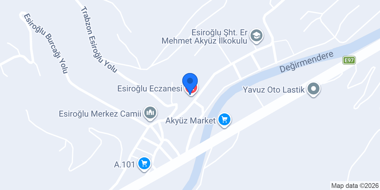 Damla Eczanesi konumu