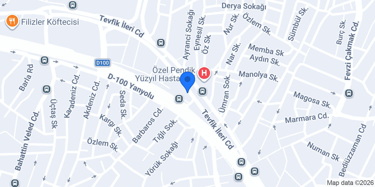Yapı Kredi - Kaynarca Şubesi konumu