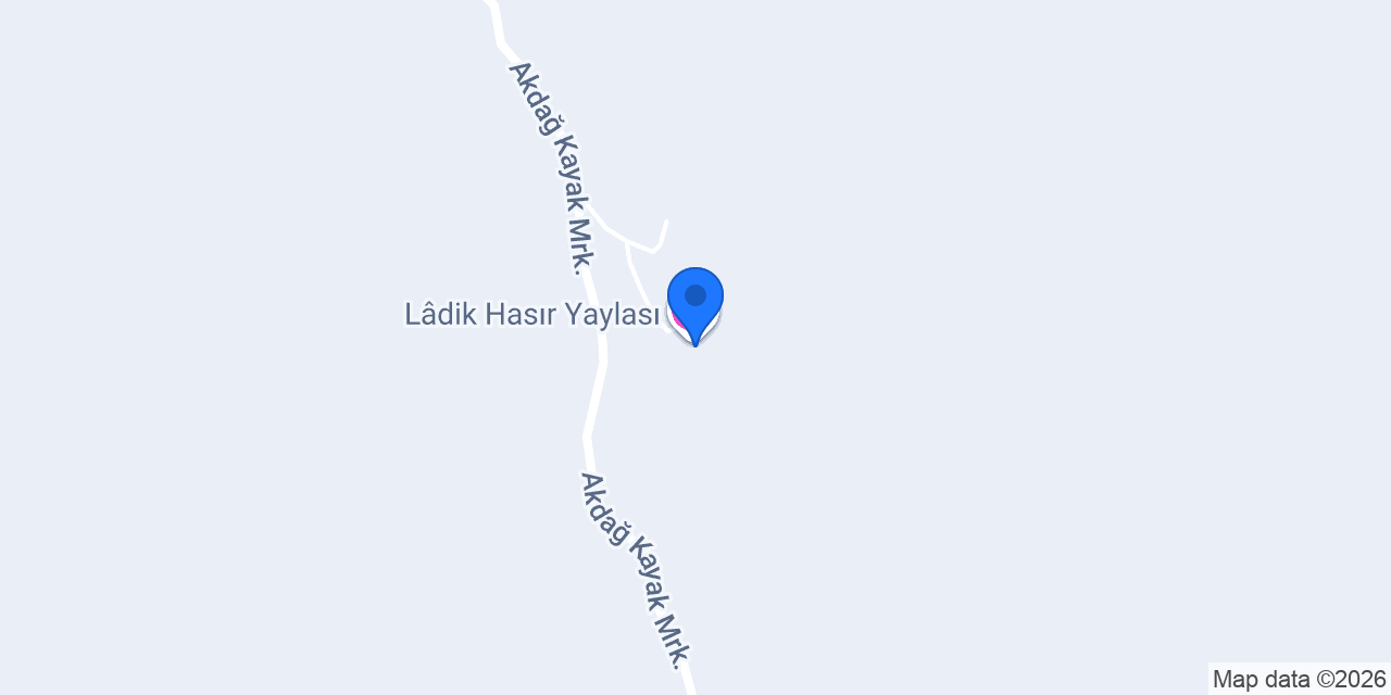 Lâdik Hasır Yaylası konumu