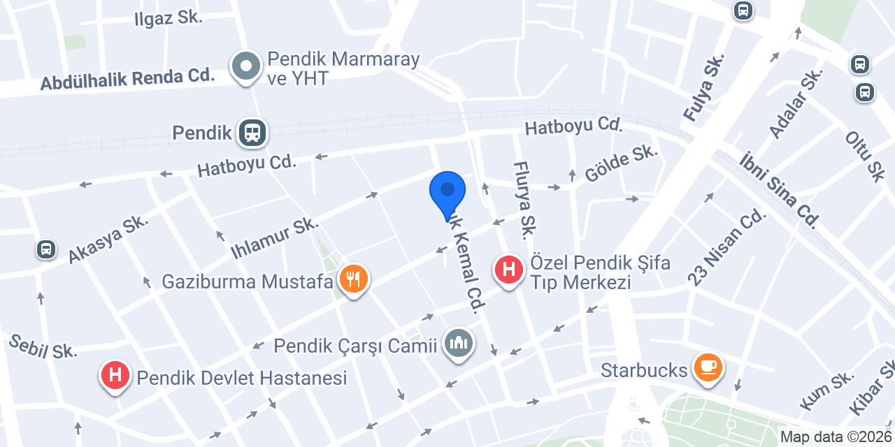 Biev Pendik konumu