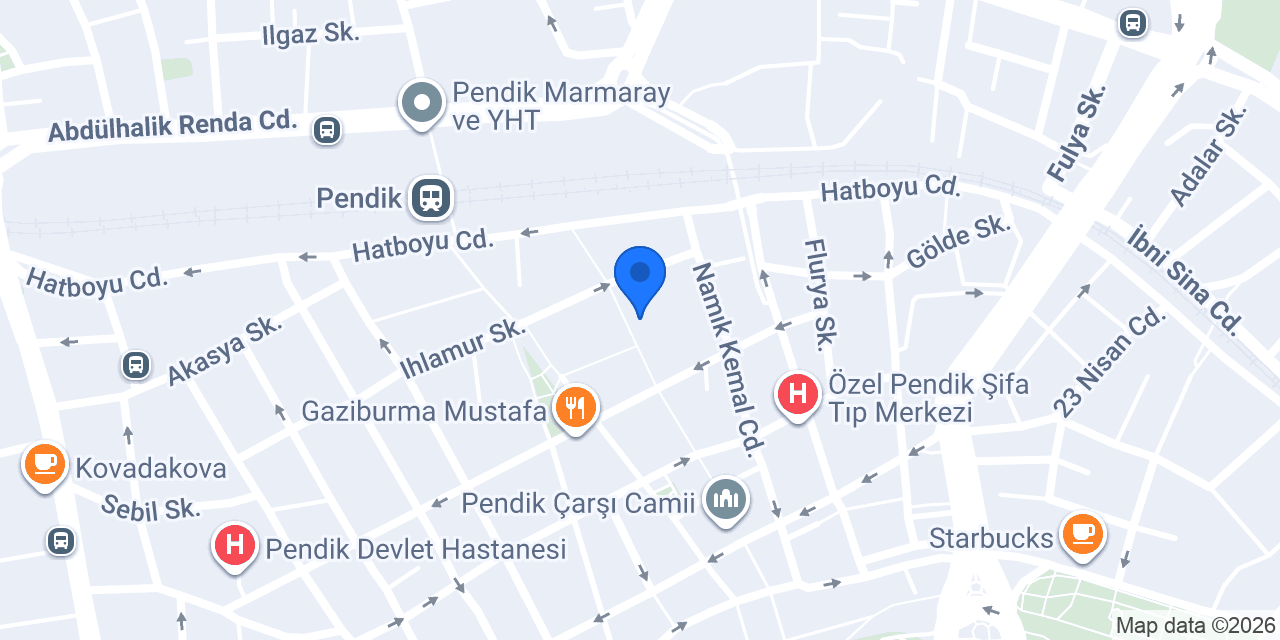 Pendik Sahaf Kitabevi konumu