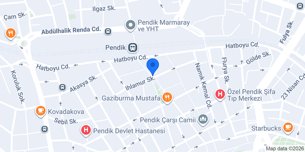 Pendik Eczane Optik konumu