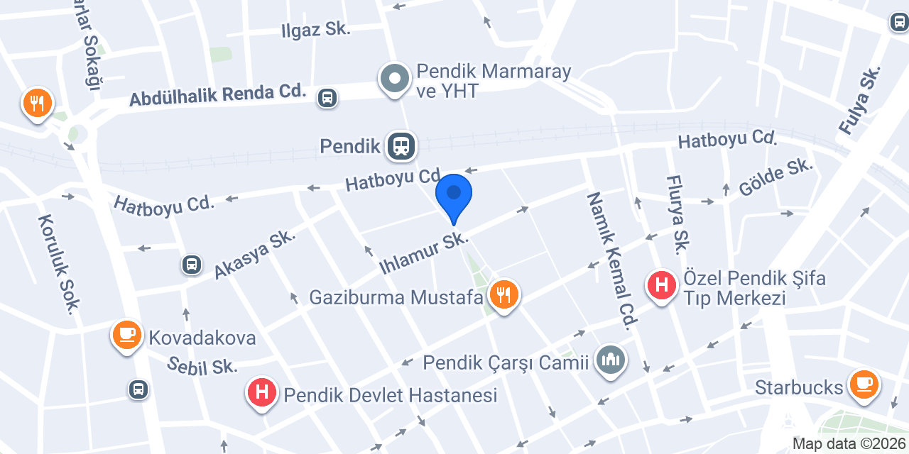 War Tattoo Piercing Pendik konumu