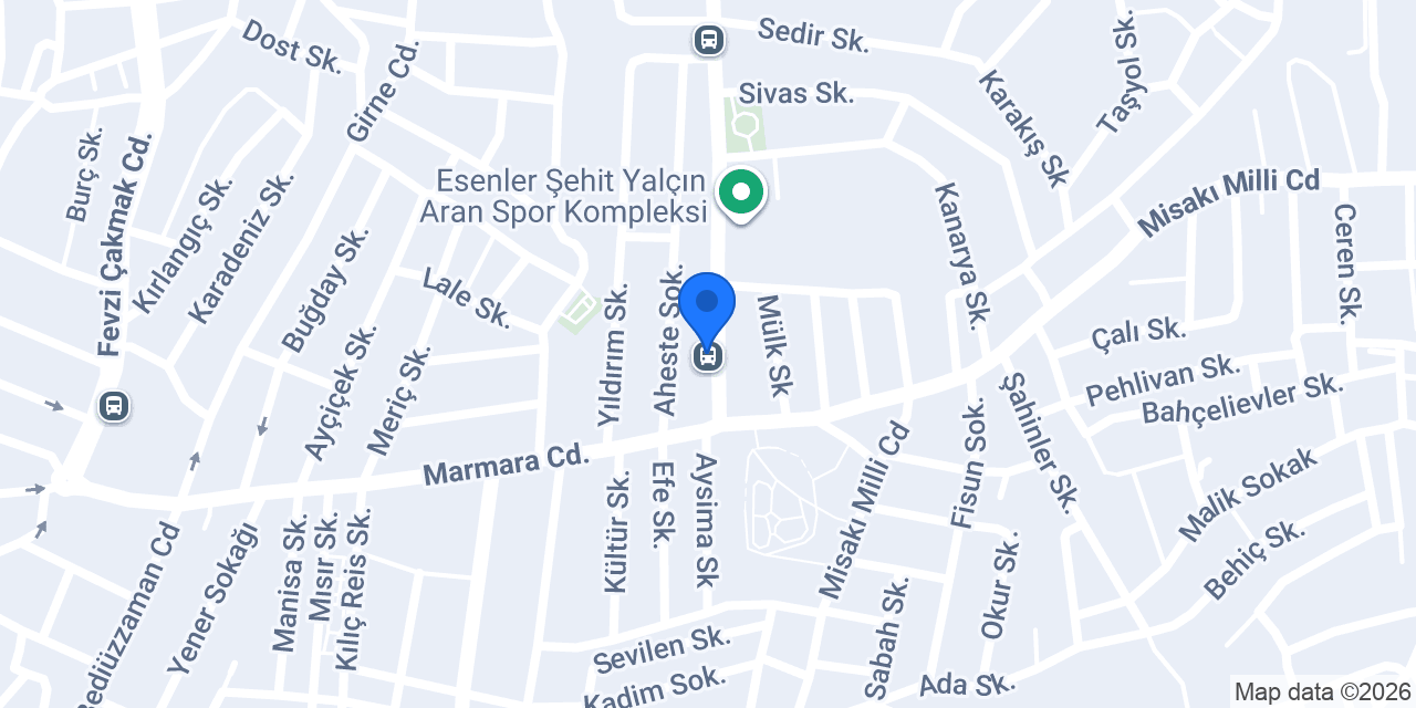 Terra Kitap Kırtasiye konumu