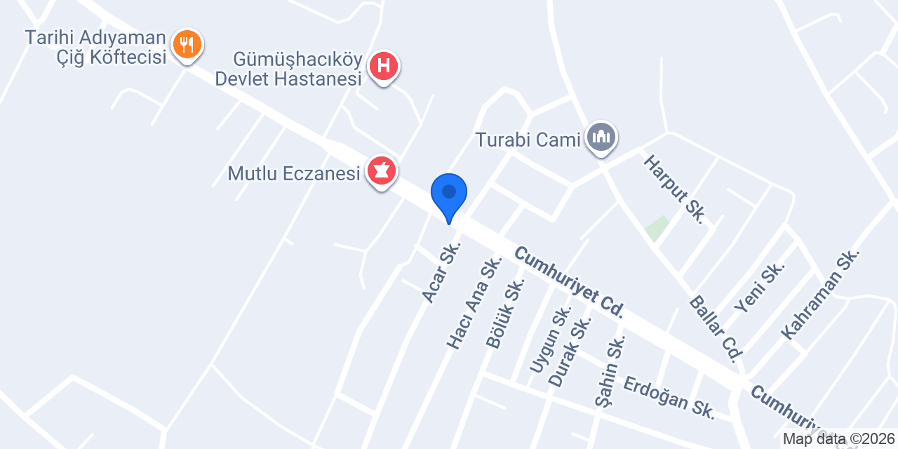 Yağmur Tekstil konumu