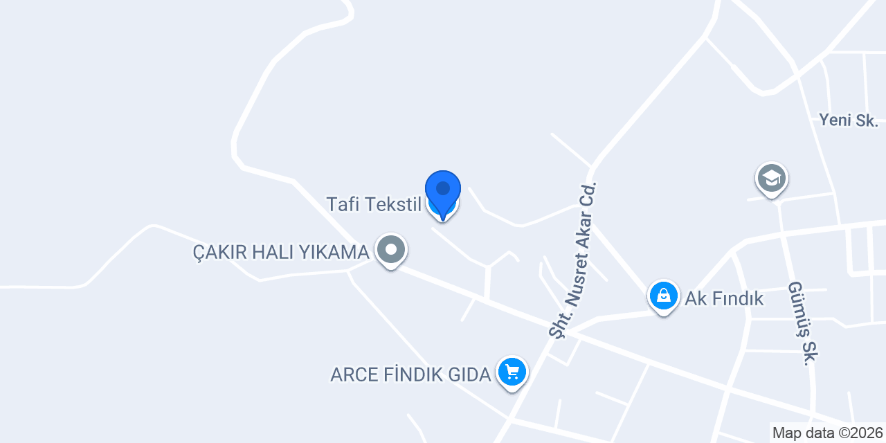 Tafi Tekstil konumu
