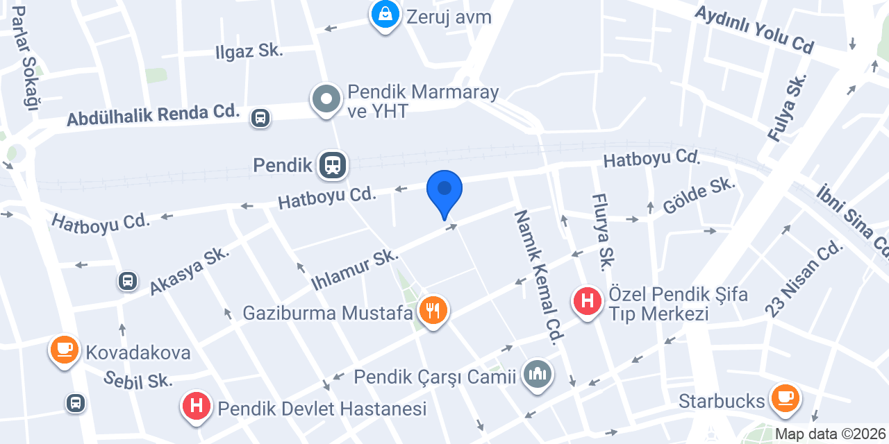 Aktepe Gümüş Silver Pendik konumu