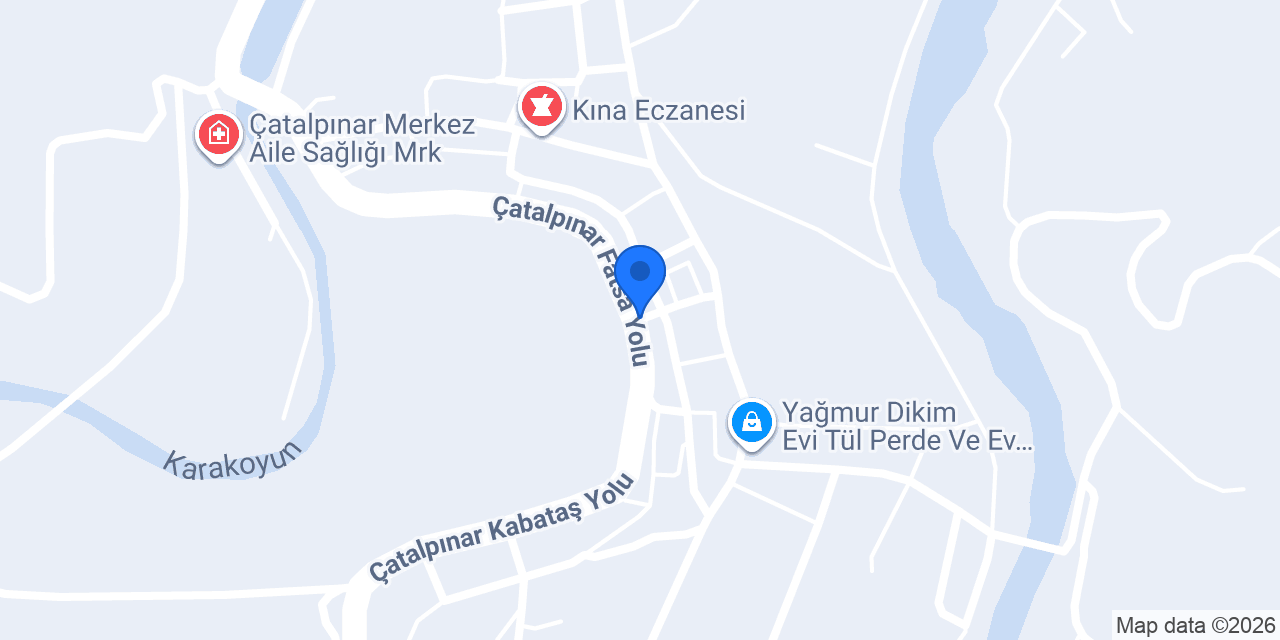 Çatalpınar Müftülüğü konumu