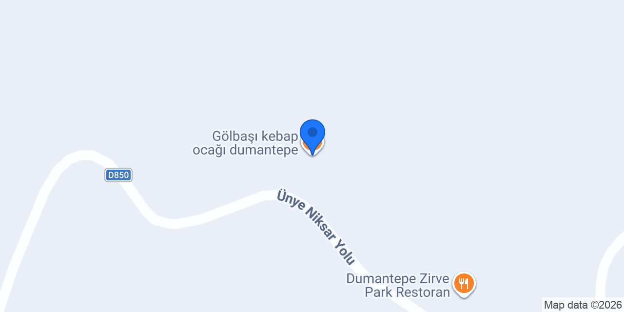 Gölbaşı kebap ocağı dumantepe konumu