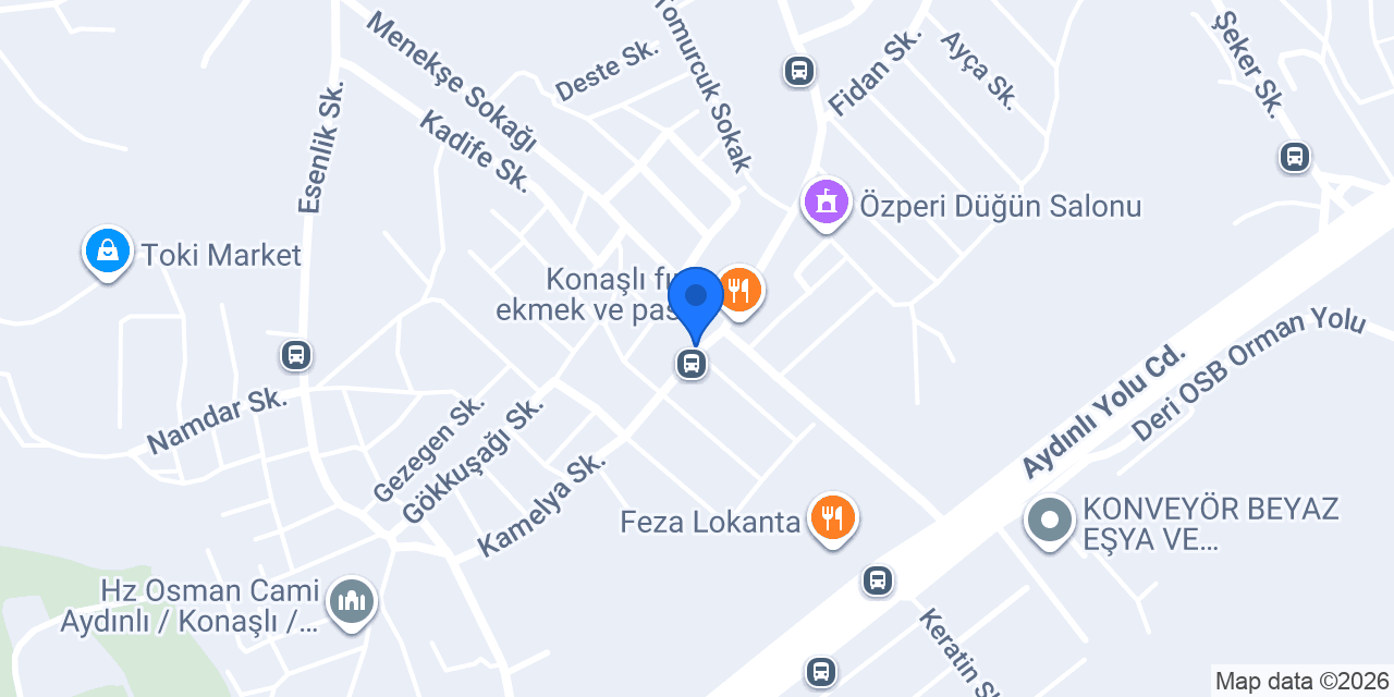 TANER ERKEK KUAFÖRÜ konumu
