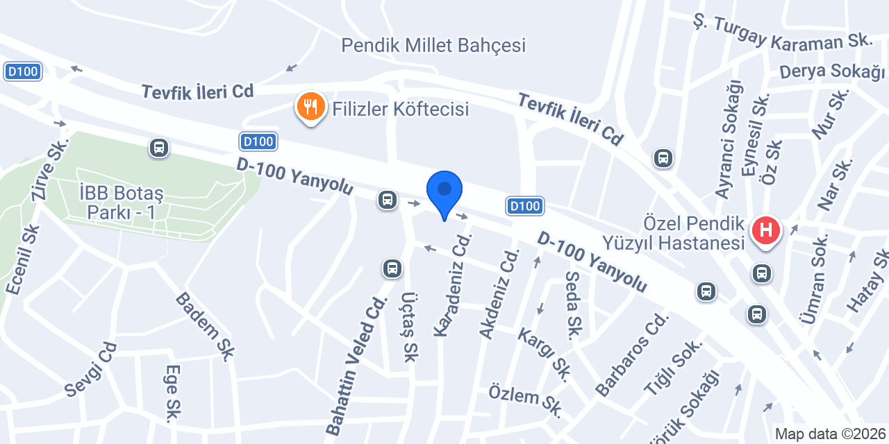 Pendik Alperen Ocakları konumu