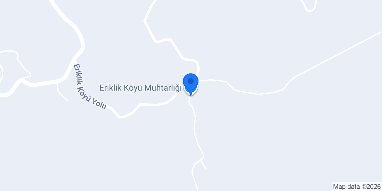 Eriklik Köyü Muhtarlığı konumu