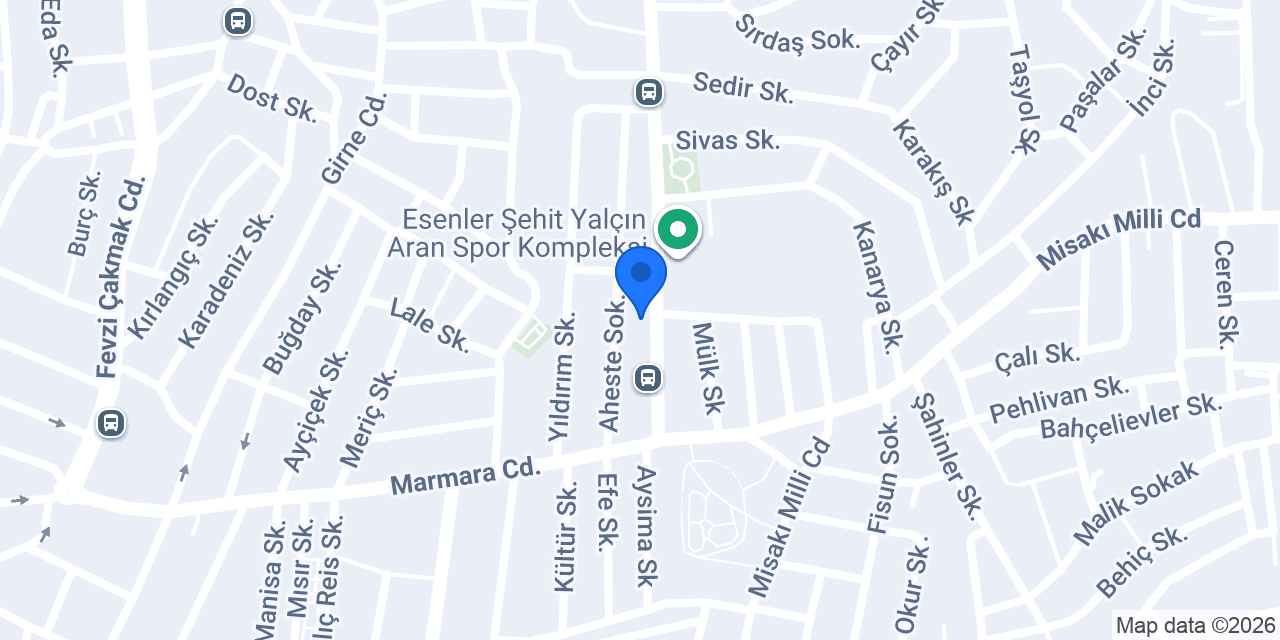 Gökçe Havalandırma Baca Sistemleri konumu
