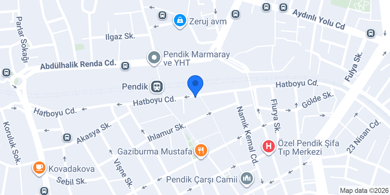 Endless Pizza İstanbul Pendik konumu