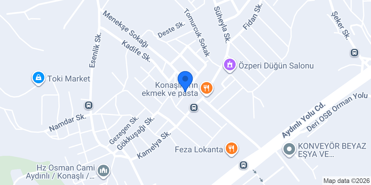 Alkoçlar Mobilya konumu